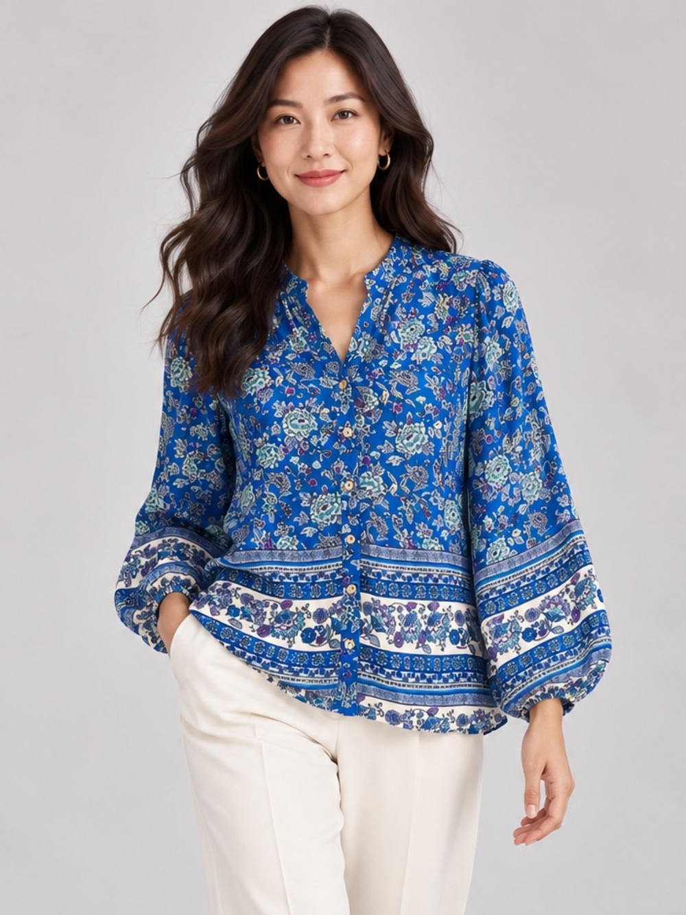 🎉5 for $45🎉 Top blouse shirt size L